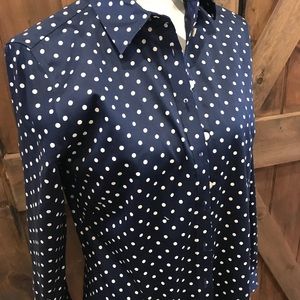 Banana Republic Women’s 10 Fitted non iron top